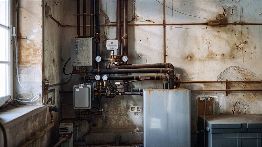 ventilación para caldera de gas de pared